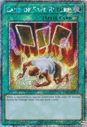 Card of Safe Return (Platinum Secret Rare) [RA03-EN114] Platinum Secret Rare - Trinity Hobby
