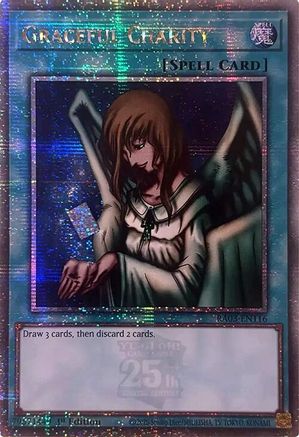 Graceful Charity (Quarter Century Secret Rare) [RA03-EN116] Quarter Century Secret Rare - Trinity Hobby