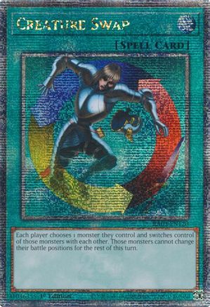 Creature Swap (Quarter Century Secret Rare) [RA03-EN120] Quarter Century Secret Rare - Trinity Hobby
