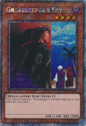 Gravekeeper's Spy (Platinum Secret Rare) [RA03-EN121] Platinum Secret Rare - Trinity Hobby