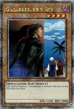 Gravekeeper's Spy (Quarter Century Secret Rare) [RA03-EN121] Quarter Century Secret Rare - Trinity Hobby