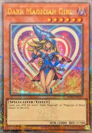 Dark Magician Girl (Quarter Century Secret Rare) [RA03-EN123] Quarter Century Secret Rare - Trinity Hobby