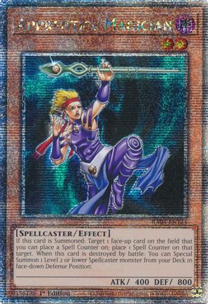 Apprentice Magician (Quarter Century Secret Rare) [RA03-EN124] Quarter Century Secret Rare - Trinity Hobby