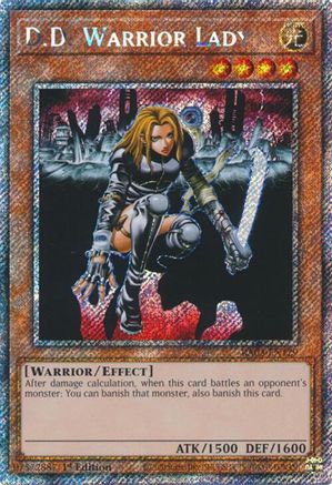 D.D. Warrior Lady (Platinum Secret Rare) [RA03-EN129] Platinum Secret Rare - Trinity Hobby