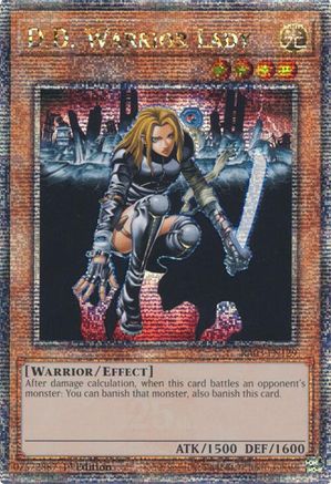 D.D. Warrior Lady (Quarter Century Secret Rare) [RA03-EN129] Quarter Century Secret Rare - Trinity Hobby
