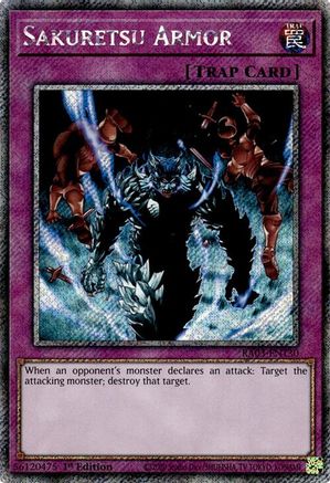Sakuretsu Armor (Platinum Secret Rare) [RA03-EN130] Platinum Secret Rare - Trinity Hobby