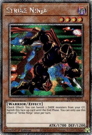 Strike Ninja (Platinum Secret Rare) [RA03-EN131] Platinum Secret Rare - Trinity Hobby