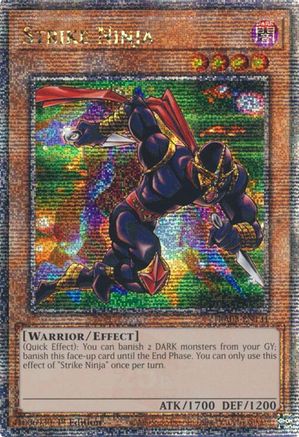 Strike Ninja (Quarter Century Secret Rare) [RA03-EN131] Quarter Century Secret Rare - Trinity Hobby