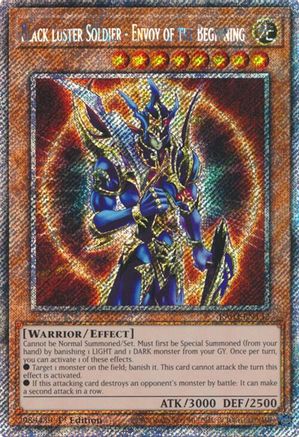 Black Luster Soldier - Envoy of the Beginning (Platinum Secret Rare) [RA03-EN132] Platinum Secret Rare - Trinity Hobby