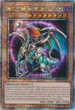 Chaos Emperor Dragon - Envoy of the End (Quarter Century Secret Rare) [RA03-EN133] Quarter Century Secret Rare - Trinity Hobby