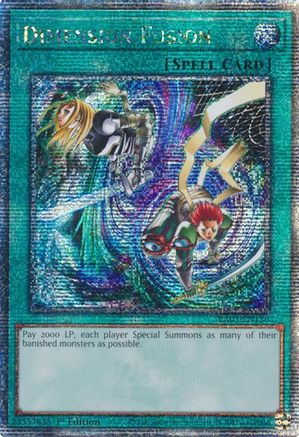 Dimension Fusion (Quarter Century Secret Rare) [RA03-EN136] Quarter Century Secret Rare - Trinity Hobby