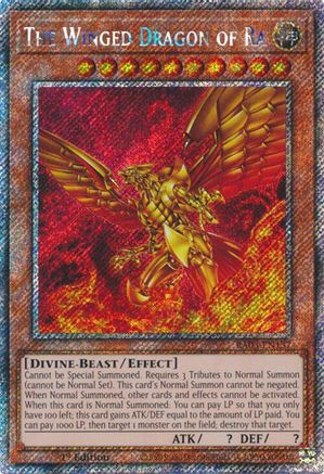 The Winged Dragon of Ra (Platinum Secret Rare) [RA03-EN137] Platinum Secret Rare - Trinity Hobby
