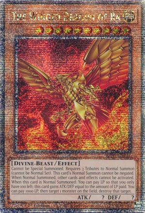 The Winged Dragon of Ra (Quarter Century Secret Rare) [RA03-EN137] Quarter Century Secret Rare - Trinity Hobby
