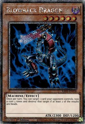 Blowback Dragon (Platinum Secret Rare) [RA03-EN138] Platinum Secret Rare - Trinity Hobby