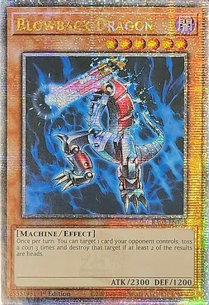 Blowback Dragon (Quarter Century Secret Rare) [RA03-EN138] Quarter Century Secret Rare - Trinity Hobby