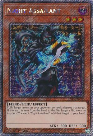 Night Assailant (Platinum Secret Rare) [RA03-EN139] Platinum Secret Rare - Trinity Hobby