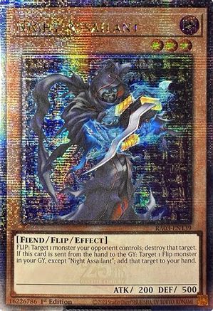 Night Assailant (Quarter Century Secret Rare) [RA03-EN139] Quarter Century Secret Rare - Trinity Hobby