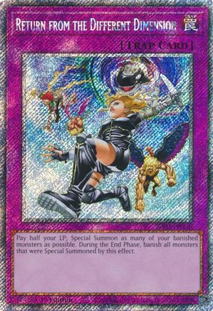 Return from the Different Dimension (Platinum Secret Rare) [RA03-EN140] Platinum Secret Rare - Trinity Hobby