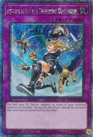 Return from the Different Dimension (Quarter Century Secret Rare) [RA03-EN140] Quarter Century Secret Rare - Trinity Hobby