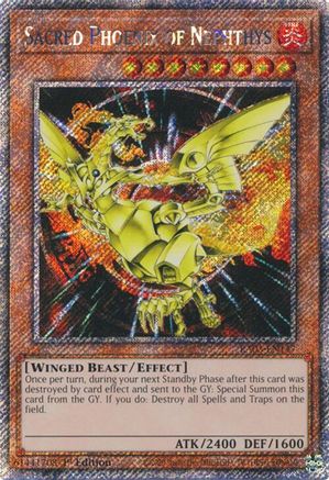 Sacred Phoenix of Nephthys (Platinum Secret Rare) [RA03-EN147] Platinum Secret Rare - Trinity Hobby