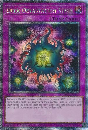 Deck Devastation Virus (Quarter Century Secret Rare) [RA03-EN150] Quarter Century Secret Rare - Trinity Hobby