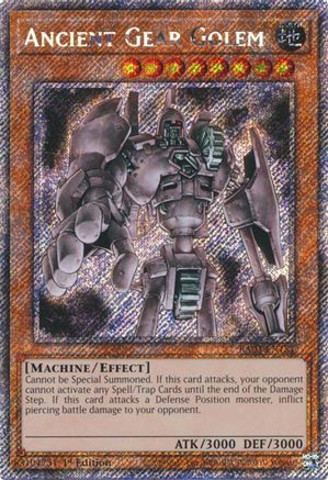 Ancient Gear Golem (Platinum Secret Rare) [RA03-EN151] Platinum Secret Rare - Trinity Hobby