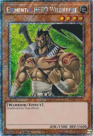 Elemental HERO Wildheart (Platinum Secret Rare) [RA03-EN157] Platinum Secret Rare - Trinity Hobby