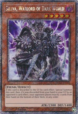 Sillva, Warlord of Dark World (Platinum Secret Rare) [RA03-EN158] Platinum Secret Rare - Trinity Hobby