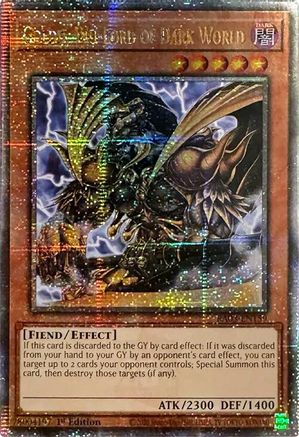 Goldd, Wu-Lord of Dark World (Quarter Century Secret Rare) [RA03-EN159] Quarter Century Secret Rare - Trinity Hobby