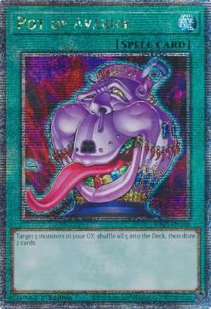 Pot of Avarice (Quarter Century Secret Rare) [RA03-EN160] Quarter Century Secret Rare - Trinity Hobby