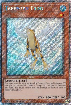 Treeborn Frog (Platinum Secret Rare) [RA03-EN161] Platinum Secret Rare - Trinity Hobby