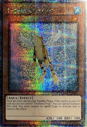 Treeborn Frog (Quarter Century Secret Rare) [RA03-EN161] Quarter Century Secret Rare - Trinity Hobby