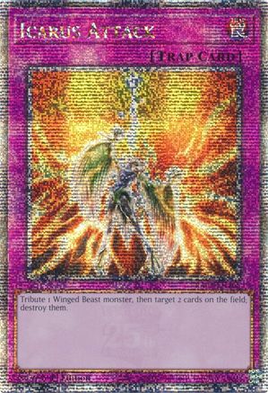 Icarus Attack (Quarter Century Secret Rare) [RA03-EN165] Quarter Century Secret Rare - Trinity Hobby