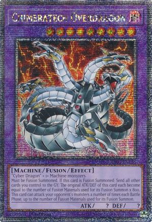 Chimeratech Overdragon (Quarter Century Secret Rare) [RA03-EN166] Quarter Century Secret Rare - Trinity Hobby