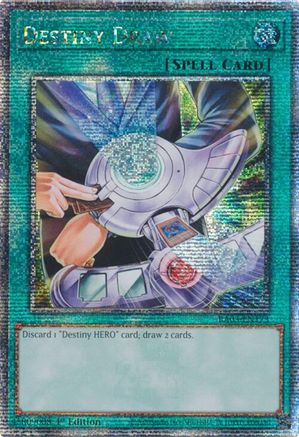 Destiny Draw (Quarter Century Secret Rare) [RA03-EN173] Quarter Century Secret Rare - Trinity Hobby