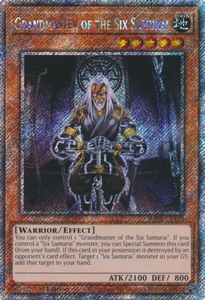 Grandmaster of the Six Samurai (Platinum Secret Rare) [RA03-EN174] Platinum Secret Rare - Trinity Hobby