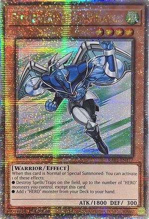 Elemental HERO Stratos (Quarter Century Secret Rare) [RA03-EN177] Quarter Century Secret Rare - Trinity Hobby