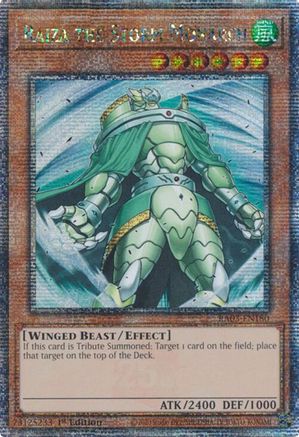Raiza the Storm Monarch (Quarter Century Secret Rare) [RA03-EN180] Quarter Century Secret Rare - Trinity Hobby