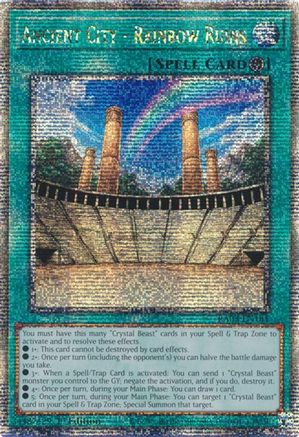 Ancient City - Rainbow Ruins (Quarter Century Secret Rare) [RA03-EN181] Quarter Century Secret Rare - Trinity Hobby