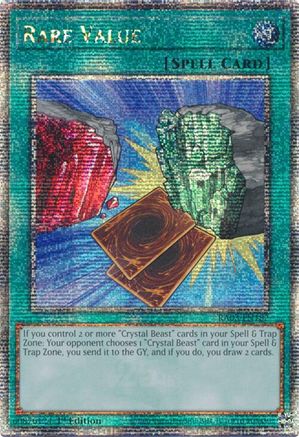 Rare Value (Quarter Century Secret Rare) [RA03-EN182] Quarter Century Secret Rare - Trinity Hobby