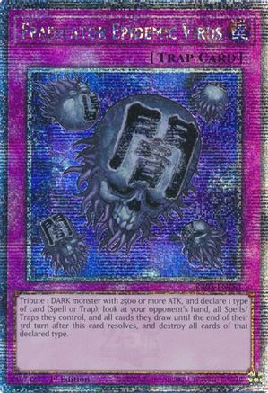 Eradicator Epidemic Virus (Quarter Century Secret Rare) [RA03-EN183] Quarter Century Secret Rare - Trinity Hobby