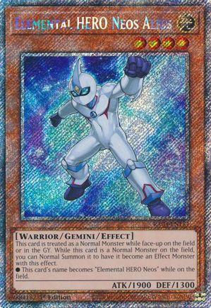 Elemental HERO Neos Alius (Platinum Secret Rare) [RA03-EN184] Platinum Secret Rare - Trinity Hobby