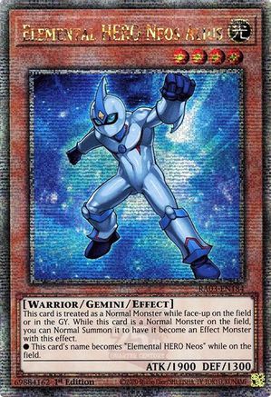 Elemental HERO Neos Alius (Quarter Century Secret Rare) [RA03-EN184] Quarter Century Secret Rare - Trinity Hobby