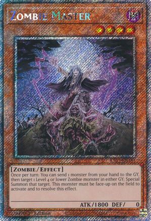 Zombie Master (Platinum Secret Rare) [RA03-EN185] Platinum Secret Rare - Trinity Hobby