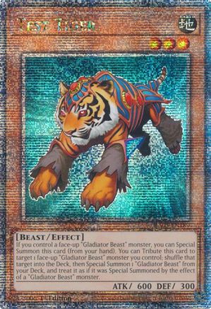 Test Tiger (Quarter Century Secret Rare) [RA03-EN189] Quarter Century Secret Rare - Trinity Hobby