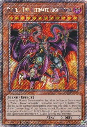 Yubel - The Ultimate Nightmare (Platinum Secret Rare) [RA03-EN191] Platinum Secret Rare - Trinity Hobby