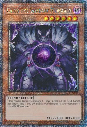 Caius the Shadow Monarch (Quarter Century Secret Rare) [RA03-EN194] Quarter Century Secret Rare - Trinity Hobby