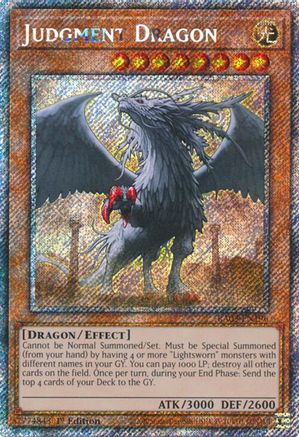 Judgment Dragon (Platinum Secret Rare) [RA03-EN196] Platinum Secret Rare - Trinity Hobby