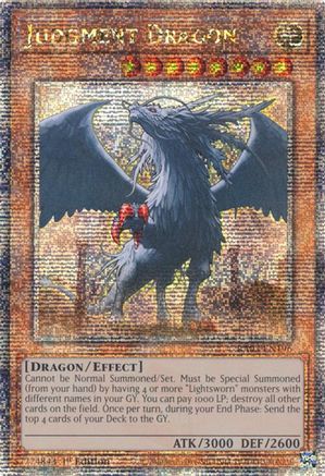Judgment Dragon (Quarter Century Secret Rare) [RA03-EN196] Quarter Century Secret Rare - Trinity Hobby