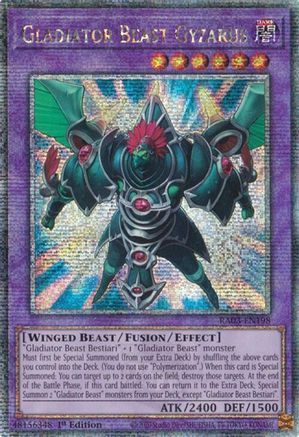 Gladiator Beast Gyzarus (Quarter Century Secret Rare) [RA03-EN198] Quarter Century Secret Rare - Trinity Hobby